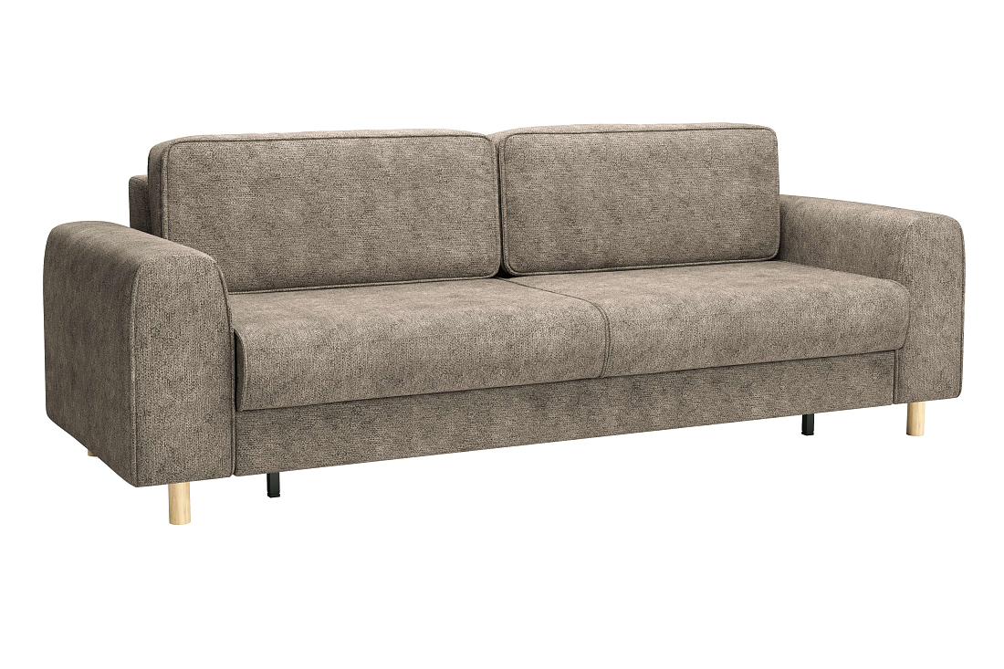 Шелдон / Диван - кровать 3-х местн. велюр sierra 4 темный беж